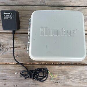 Hunter Pro-C PC-300i Irrigation Controller Gray with Adapter Used